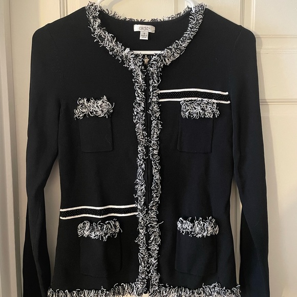 Cache jacket, long -sleeved shirt with fringe, size S - Picture 1 of 7
